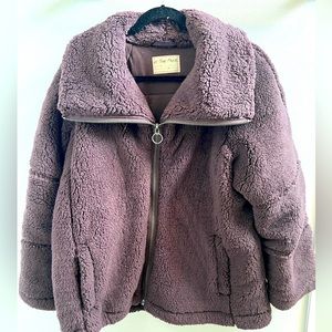 Free People Raya Cozy Teddy Coat